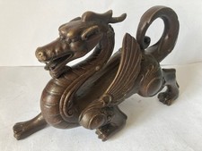 Japanese Bronze Dragon Statue