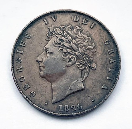 George half penny coin 1826 - george,