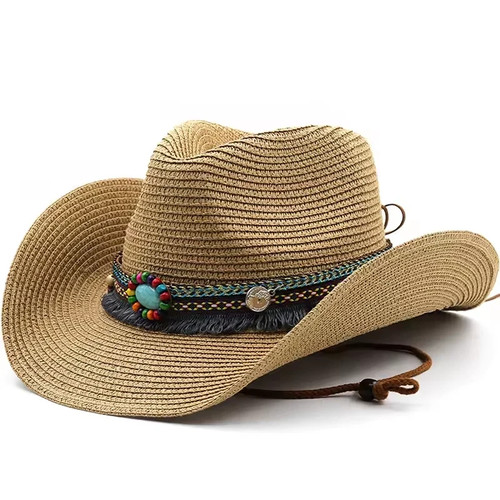 Western cowboy straw hat for - western,