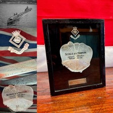 Vintage Framed Royal Navy WW2