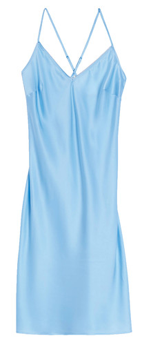 Pure silk chemise slip dress - chemise,