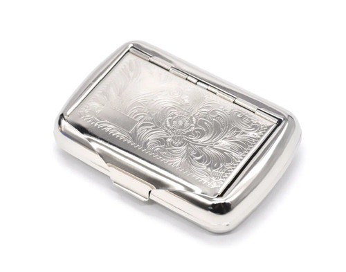 Tobacco tin with paper - tobacco,