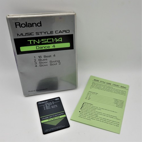 Roland music style card dance - style,