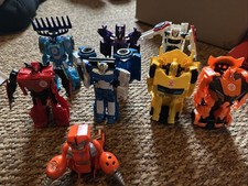 Collection Of Small Transformers Toys X 8