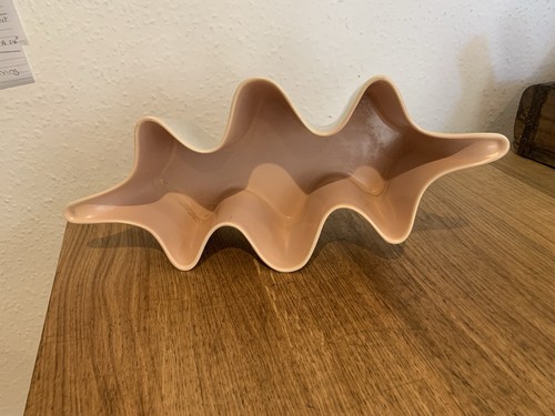 Vtg poole pottery holly leaf - vtg,