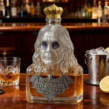 Ozzy whiskey bottle osbourne - bottle,