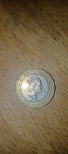 1997 British £2 coin the Queen with a necklace. In Very Good  Condition
