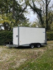 Ifor Williams, Twin Axle, 12ft L x 6ft W x 7ft H, White Box Van Trailer