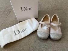 Dior Ballet Flats Size 22 Pink Glitter