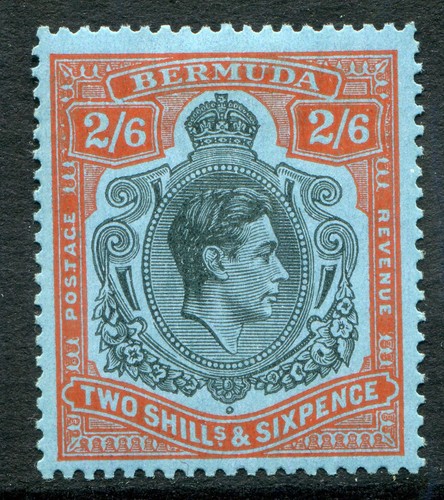Bermuda 1938 perf 13 2s6d - 1938-53,