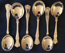 6x Vintage EPNS BSL Silver