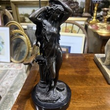 Lovely Bronze Lady Statue