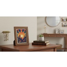 Vintage Brown Wooden Picture