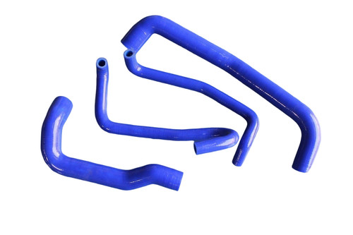 Silicone hose kit - kit, blue