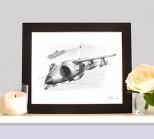 SEA HARRIER  HMS HERMES Art