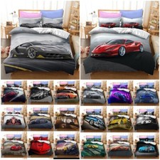 Sports Racing Car Duvet Quilt