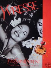 Advertisement 1996 yves saint - advertisement,
