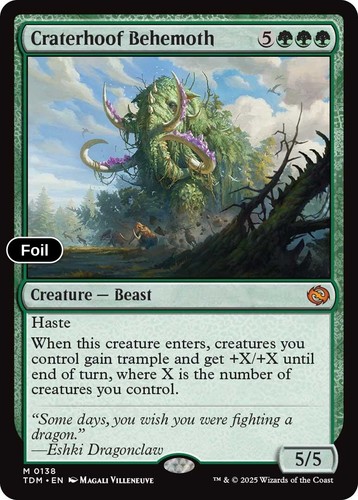 Craterhoof behemoth - behemoth,