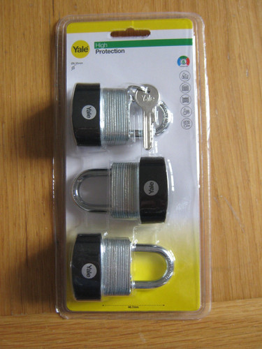 Yale set padlocks keyed - set,