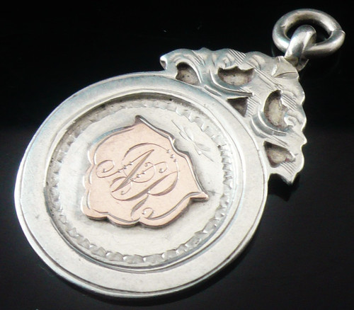 Sterling silver pocket watch - sterling,