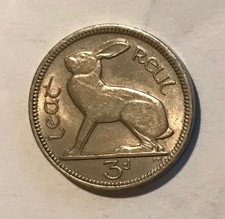 Ireland Three Pence 1966 Coin