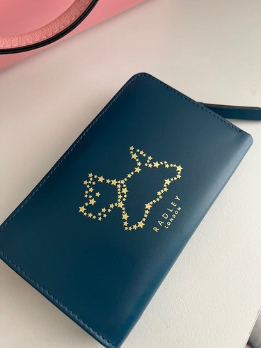 Radley blue and gold - , stars