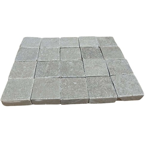 Tandur grey limestone - grey, tumbled