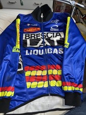 Nalini Brescia Lat Liquigas Vintage Cycling Jersey Size 3 Thermal Winter