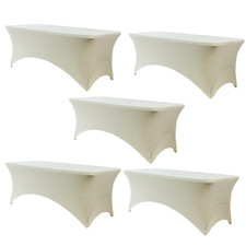 5-Pack Ivory Spandex 250gsm 6