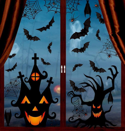 Halloween window clings 7 - clings,