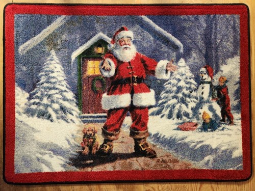 Christmas area rug milliken - rug-,