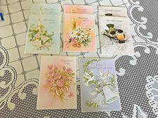 Wedding cards vtg 70s lot - cards,