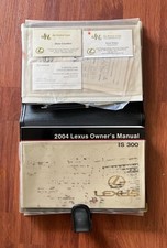 2004 Lexus IS300 Owners Manual
