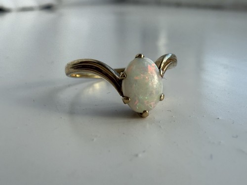 Vintage 1987 9ct gold wishbone - vintage,
