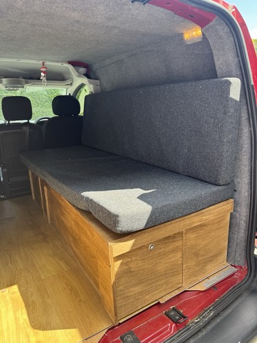 Microcamper pullout bed - microcamper,