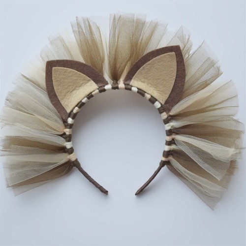 Lion ear headband - headband, holiday