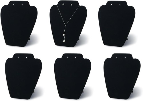 Necklace display stand black - display,