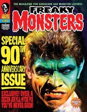 FREAKY MONSTERS 40  New! Like the original Famous Monsters Magazine only better!