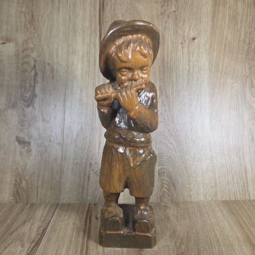 Folk art wooden hand - , carved