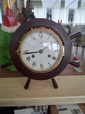 schatz ships clock working order bell chime missing two arms hence price