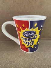 Retro Cadburys Crème Egg Small Flared Ceramic Coffee Mug ADM Solutions Ltd 10cm