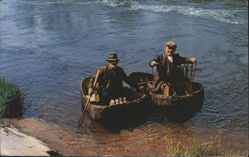 Vintage welsh coracles - vintage,