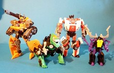 TRANSFORMERS random Loose Bundle. Grimlock Unicron Red Alert Shrapnel Clearance