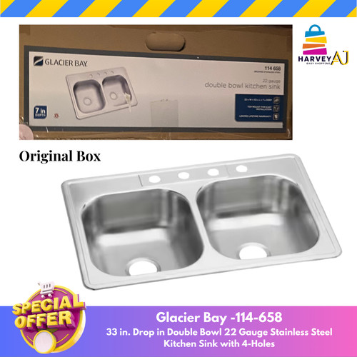 Glacier bay kitchen sink model - bay,