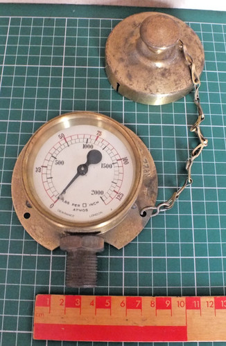 Superb vintage brass steam - vintage,