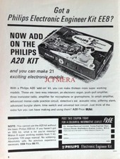 PHILIPS Model Engineering Advert 1965 : 'A20' Electronics Add-On Kits PRINT