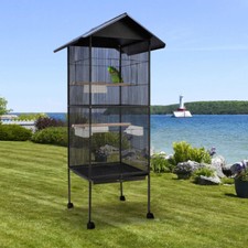 Large Tall Metal Bird Cage Budgie Canary Parakeet Cockatiel Finch Lovebird Cages