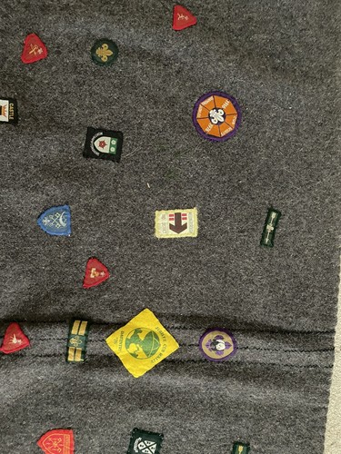 Cub scout campfire - campfire, blanket