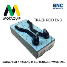 TRACK TIE ROD END PAIR fits RENAULT TRAFIC, VAUXHALL VIVARO, NISSAN PRIMASTAR MQ