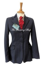 SMART  LADIES TAGG SAVILLE BLUE TWEED JACKET SIZE 10 (34)